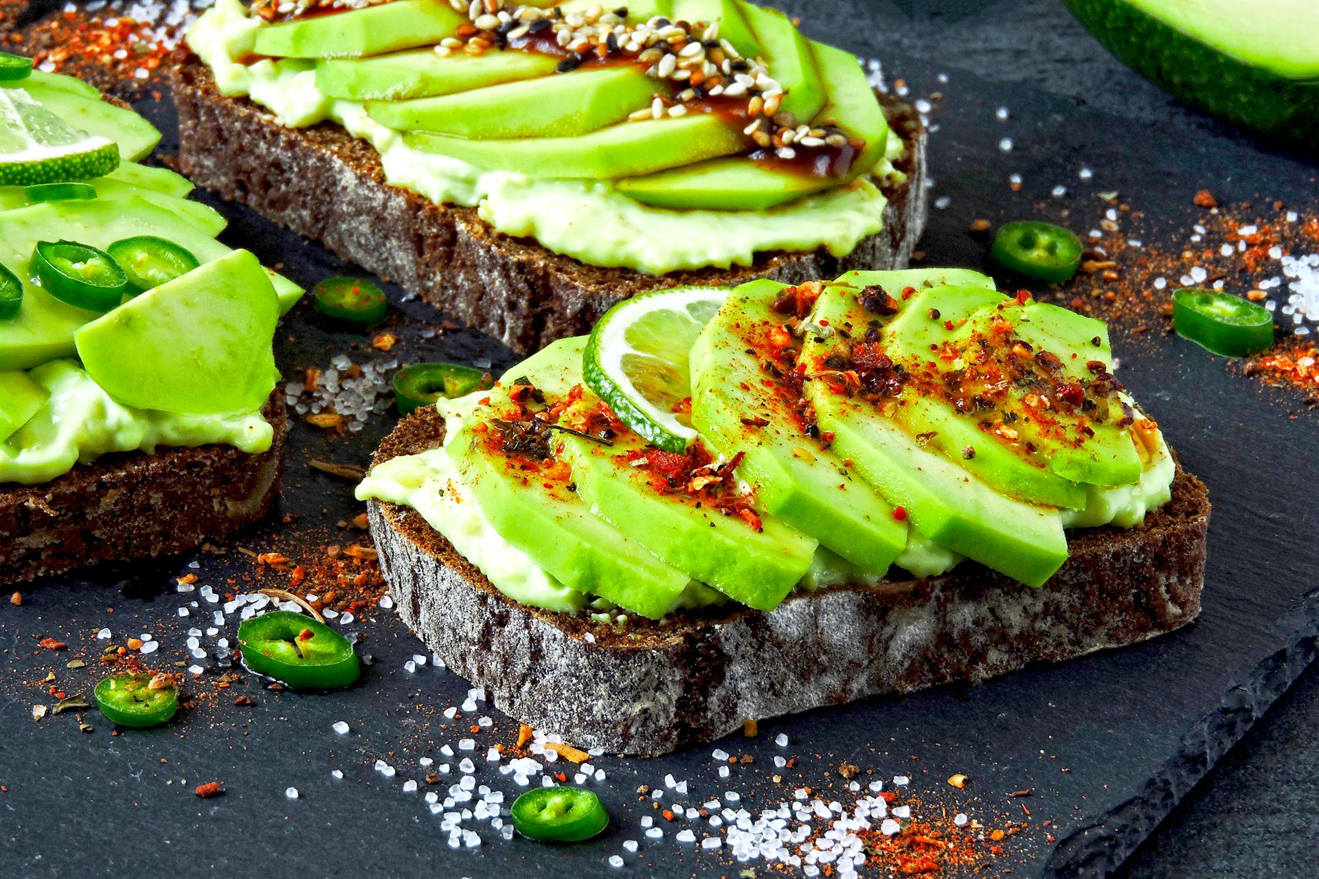 Avocado toast finished with Nutripepper